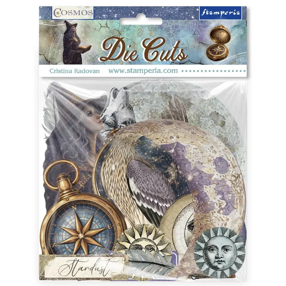 STAMPERIA STAMPERIA COSMOS CHIPBOARD DIE CUTS