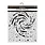 STAMPERIA STAMPERIA COSMOS SWIRLING NEBULA 20x25cm STENCIL