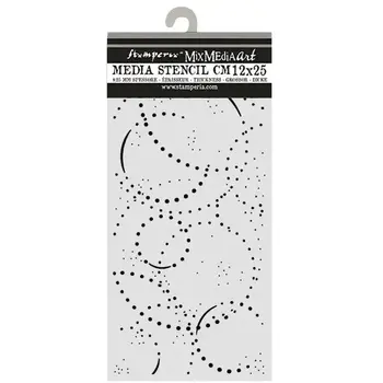 STAMPERIA STAMPERIA COSMOS INK ORBITS 12x25cm STENCIL