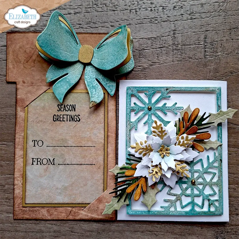 ELIZABETH CRAFT DESIGNS ELIZABETH CRAFT DESIGNS PAPER FLOWERS WARM WISHES SENTIMENTS CLEAR STAMP SET