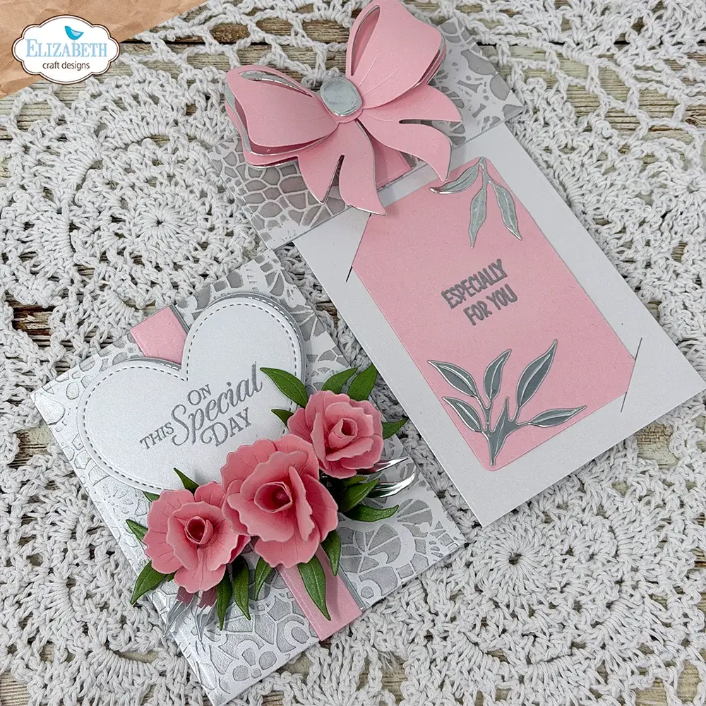 ELIZABETH CRAFT DESIGNS ELIZABETH CRAFT DESIGNS PAPER FLOWERS WARM WISHES SENTIMENTS CLEAR STAMP SET