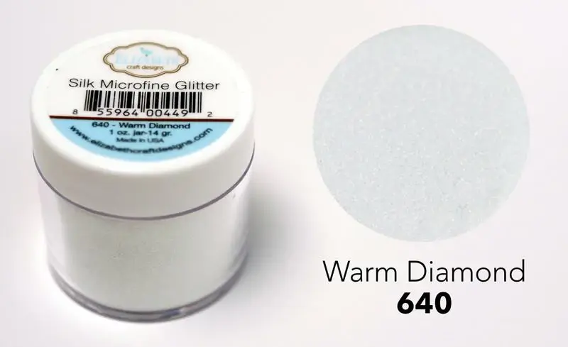 ELIZABETH CRAFT DESIGNS ELIZABETH CRAFT DESIGNS SILK MICROFINE GLITTER WARM DIAMOND GLITTER 1OZ