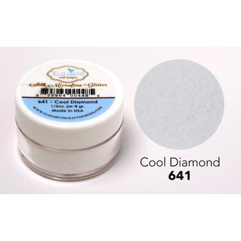 ELIZABETH CRAFT DESIGNS ELIZABETH CRAFT DESIGNS SILK MICROFINE GLITTER COOL DIAMOND 0.5OZ