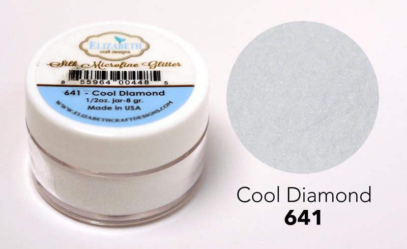 ELIZABETH CRAFT DESIGNS ELIZABETH CRAFT DESIGNS SILK MICROFINE GLITTER COOL DIAMOND 0.5OZ