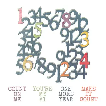 SIZZIX SIZZIX SETH APTER THINLITS RECOUNT STAMP AND DIE SET