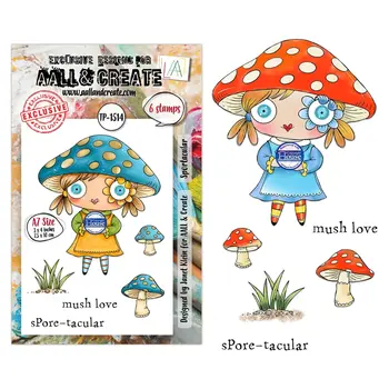 AALL & CREATE AALL & CREATE JANET KLEIN #1514 SPORTACULAR A7 CLEAR STAMP SET