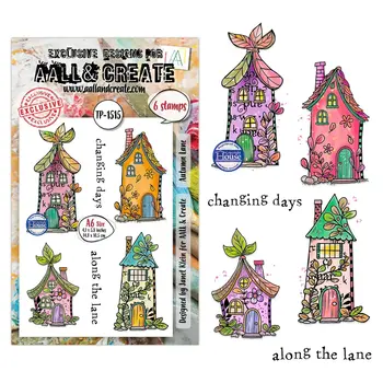 AALL & CREATE AALL & CREATE JANET KLEIN #1515 AUTUMN LANE A6 CLEAR STAMP SET
