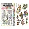 AALL & CREATE AALL & CREATE AZ LINE #1526 BELLE NATURE A6 CLEAR STAMP SET