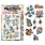 AALL & CREATE AALL & CREATE AZ LINE #1527 P'TITES BETES A6 CLEAR STAMP SET