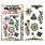 AALL & CREATE AALL & CREATE AZ LINE #1529 FLEURS CURIEUSES A6 CLEAR STAMP SET