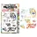 AALL & CREATE AALL & CREATE AUTOUR DE MWA #1532 GRAPHIC MATTER A6 CLEAR STAMP SET