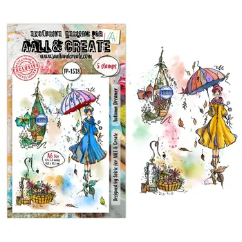AALL & CREATE AALL & CREATE SOIZIC #1538 AUTUMN DREAMER A6 CLEAR STAMP SET