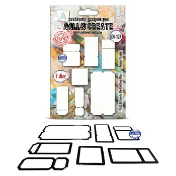 AALL & CREATE AALL & CREATE #127 TAGGY TICKETS DIE SET