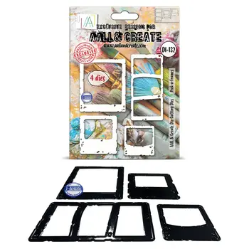 AALL & CREATE AALL & CREATE #132 PEEK-A-FRAMES DIE SET
