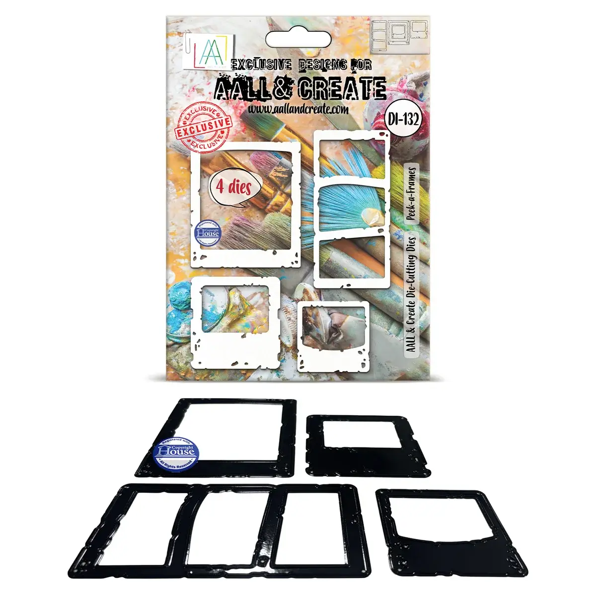 AALL & CREATE AALL & CREATE #132 PEEK-A-FRAMES DIE SET