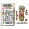 AALL & CREATE AALL & CREATE AZ LINE #1531 ZOUKI MISS AUTOMNE A7 CLEAR STAMP SET