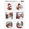 RONRON DESIGNS RONRON DESIGNS BONHOMMES DE NEIGE EN CAMPAGNE 2 RICE PAPER