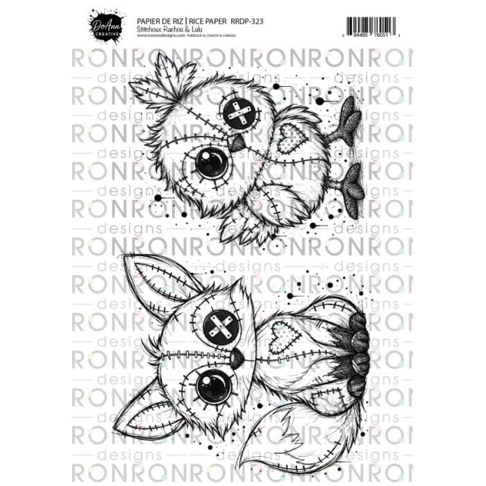 RONRON DESIGNS RONRON DESIGNS DOANN CREATIVE - STITCHOUX RACHOU & LULU RICE PAPER