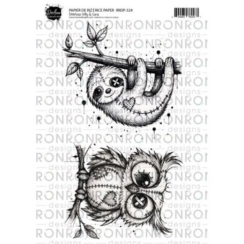 RONRON DESIGNS RONRON DESIGNS DOANN CREATIVE - STITCHOUX WILLY & LUNA RICE PAPER