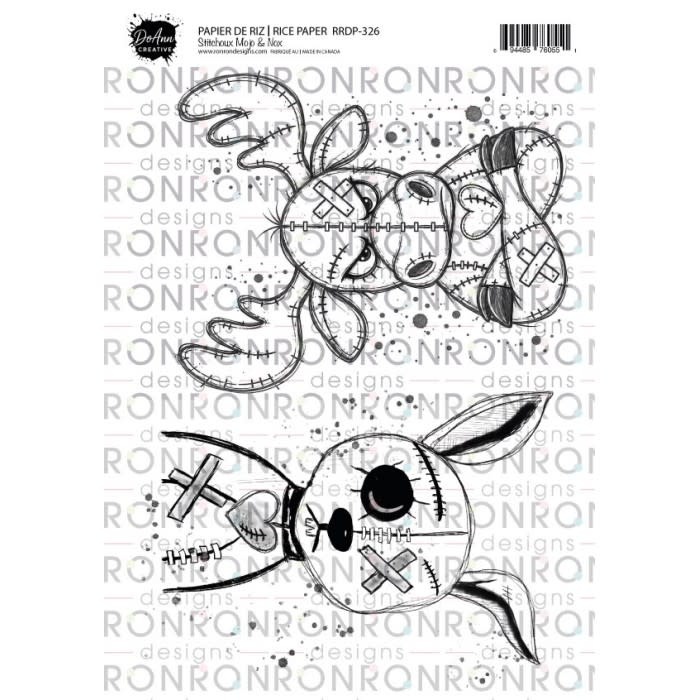 RONRON DESIGNS RONRON DESIGNS DOANN CREATIVE - STITCHOUX MOJO & NOX RICE PAPER