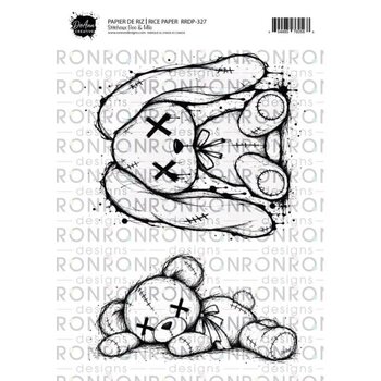 RONRON DESIGNS RONRON DESIGNS DOANN CREATIVE - STITCHOUX BOO & MILO RICE PAPER