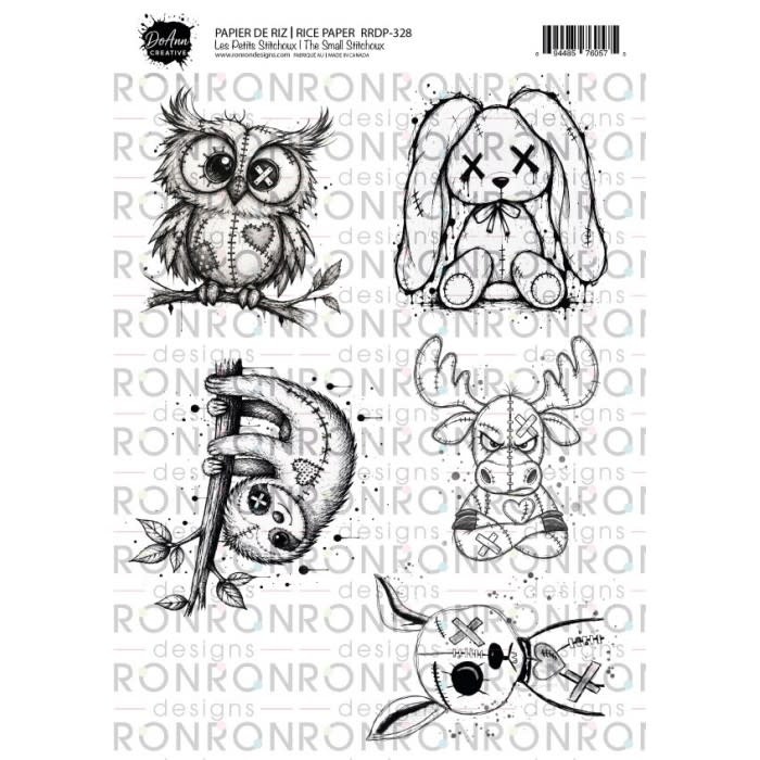 RONRON DESIGNS RONRON DESIGNS DOANN CREATIVE - LES PETITS STITCHOUX RICE PAPER