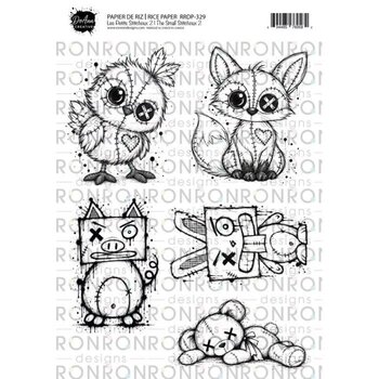 RONRON DESIGNS RONRON DESIGNS DOANN CREATIVE - LES PETITS STITCHOUX 2 RICE PAPER