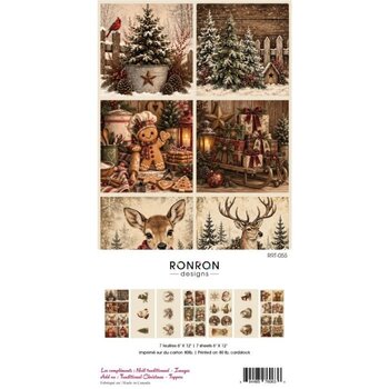 RONRON DESIGNS RONRON DESIGNS NOËL TRADITIONNEL TOPPERS