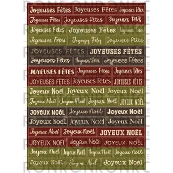 RONRON DESIGNS RONRON DESIGNS SOUHAITS FESTIFS - COULEURS VINTAGE STICKERS