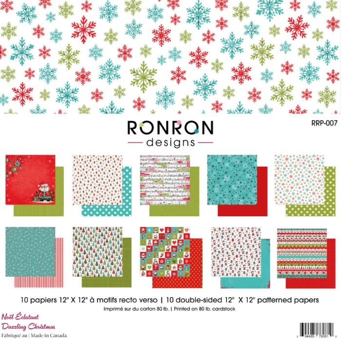 RONRON DESIGNS RONRON DESIGNS NOËL ÉCLATANT PATTERNED PAPERS