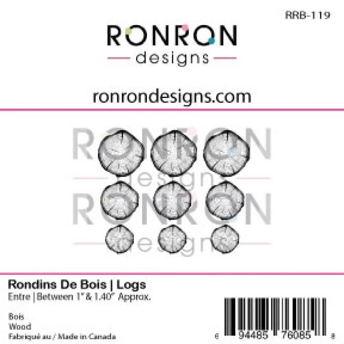 RONRON DESIGNS RONRON DESIGNS RONDINS DE BOIS WOOD PIECES