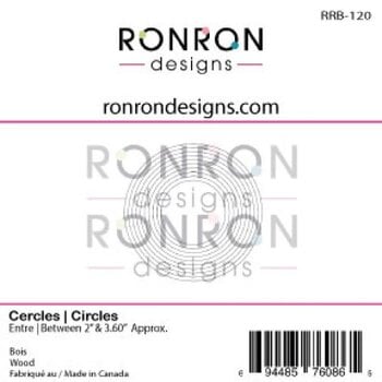 RONRON DESIGNS RONRON DESIGNS CERCLES WOOD PIECES