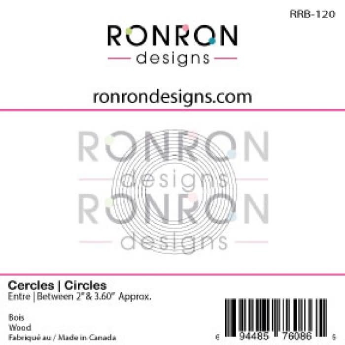RONRON DESIGNS RONRON DESIGNS CERCLES WOOD PIECES