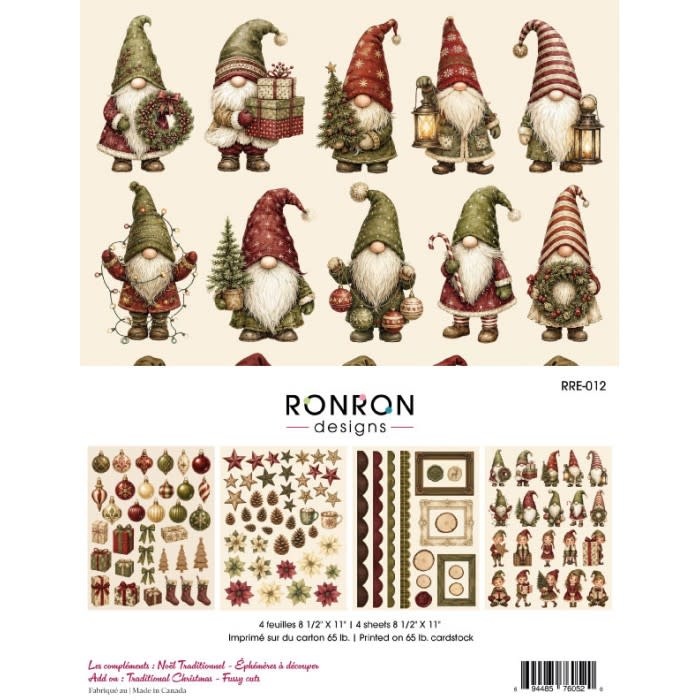 RONRON DESIGNS RONRON DESIGNS NOËL TRADITIONNEL EPHEMERA