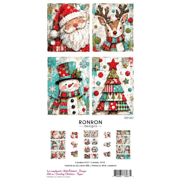 RONRON DESIGNS RONRON DESIGNS NOËL ÉCLATANT TOPPERS