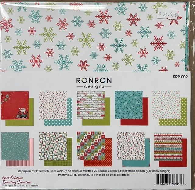 RONRON DESIGNS RONRON DESIGNS NOËL ÉCLATANT 8x8 PATTERNED PAPERS
