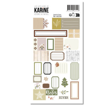 LES ATELIERS DE KARINE LES ATELIERS DE KARINE HISTOIRES AU NATUREL SMALL STICKERS