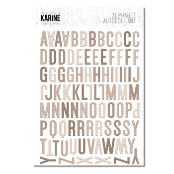 LES ATELIERS DE KARINE LES ATELIERS DE KARINE HISTOIRES AU NATUREL ALPHABET STICKERS