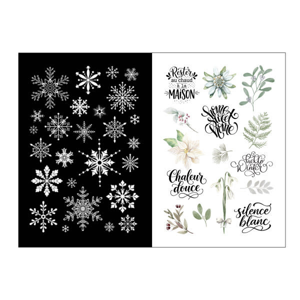 LES ATELIERS DE KARINE LES ATELIERS DE KARINE HISTOIRES AU NATUREL WHITE AND MULTICOLOR STICKERS