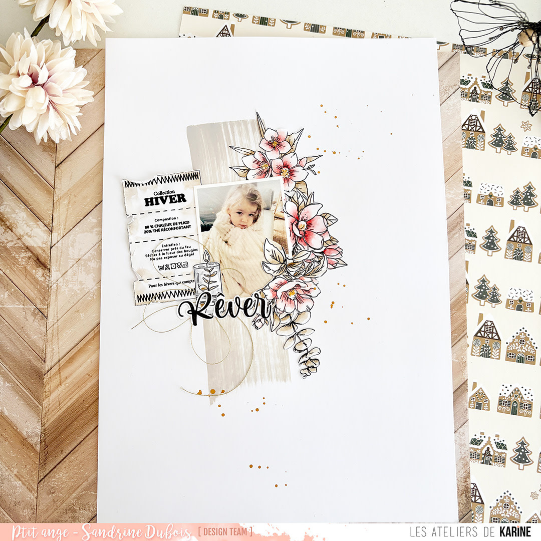 LES ATELIERS DE KARINE LES ATELIERS DE KARINE HISTOIRES AU NATUREL TEXTES RÊVER CLEAR STAMP SET