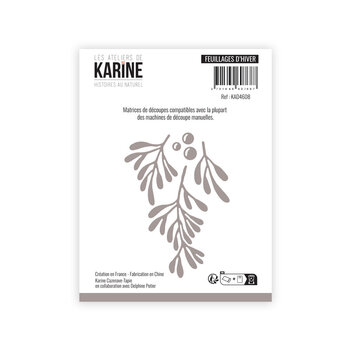 LES ATELIERS DE KARINE LES ATELIERS DE KARINE HISTOIRES AU NATUREL FEUILLAGES D'HIVER DIE SET