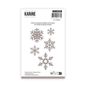 LES ATELIERS DE KARINE LES ATELIERS DE KARINE HISTOIRES AU NATUREL FLOCONS DIE SET