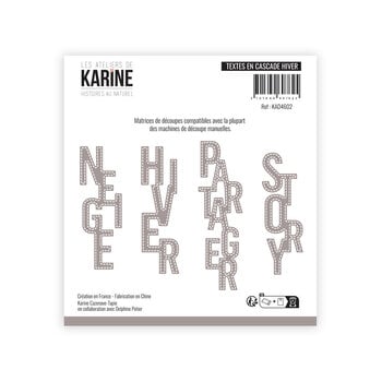 LES ATELIERS DE KARINE LES ATELIERS DE KARINE HISTOIRES AU NATUREL TEXTES EN CASCADE HIVER DIE SET