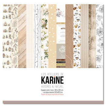 LES ATELIERS DE KARINE LES ATELIERS DE KARINE HISTOIRE AU NATUREL 12x12 PAPER PACK