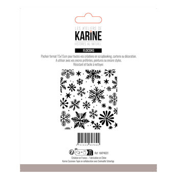 LES ATELIERS DE KARINE LES ATELIERS DE KARINE HISTOIRES AU NATUREL FLOCONS 6x6 STENCIL