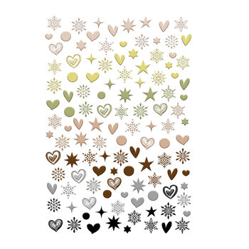 LES ATELIERS DE KARINE LES ATELIERS DE KARINE HISTOIRES AU NATUREL FLOCONS AND CO PUFFY STICKERS