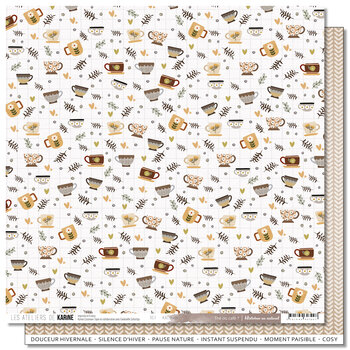 LES ATELIERS DE KARINE LES ATELIERS DE KARINE HISTOIRES AU NATUREL THÉ OU CAFÉ? 12x12 CARDSTOCK