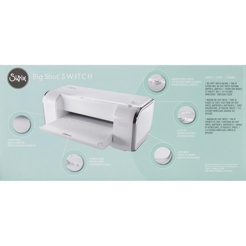 SIZZIX SIZZIX WHITE BIG SHOT SWITCH PLUS STARTER KIT
