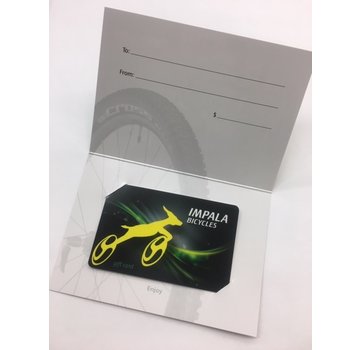 Impala Gift Card $25.00 - $2000.00