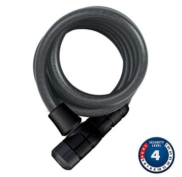 Cable with key lock, Abus, Booster 6512K,12mm x 180cm (12mm x 5.9')